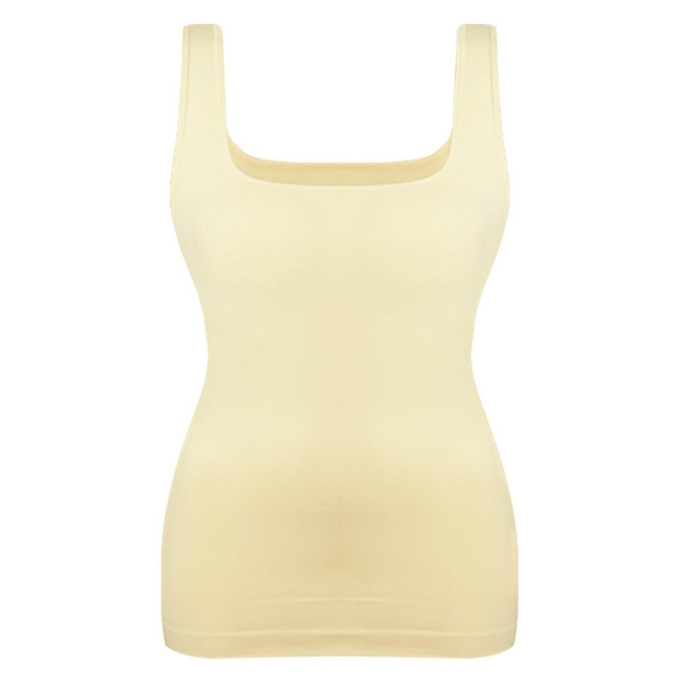 Tummy Control Femme Formewear Tank Tops Seamless Square Neck Compression Tops Slimming B