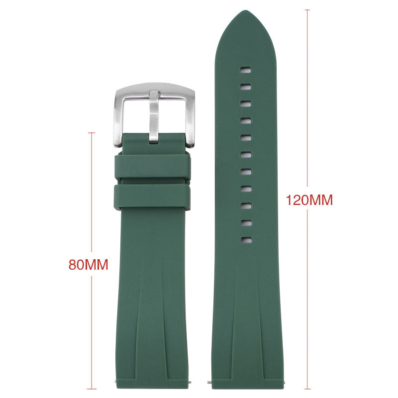 Protection de l'environnement Interrupteur de bande de montre en silicone Arc
