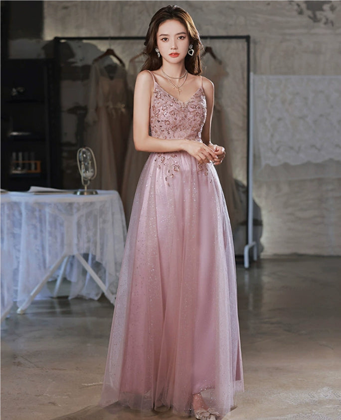 Fête des banquets d'anniversaire Elegant Socialite Hôte Fée Slim Robe de soirée pour les femmes