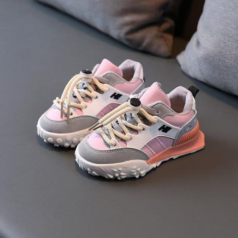 Chaussures de course de sport décontractées de style coréen pour enfants