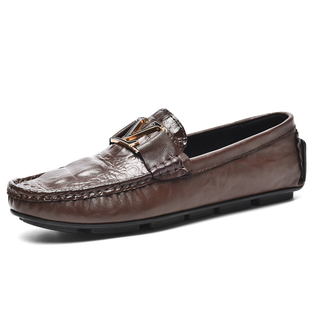 Chaussures en cuir véritable Casual Homme style britannique