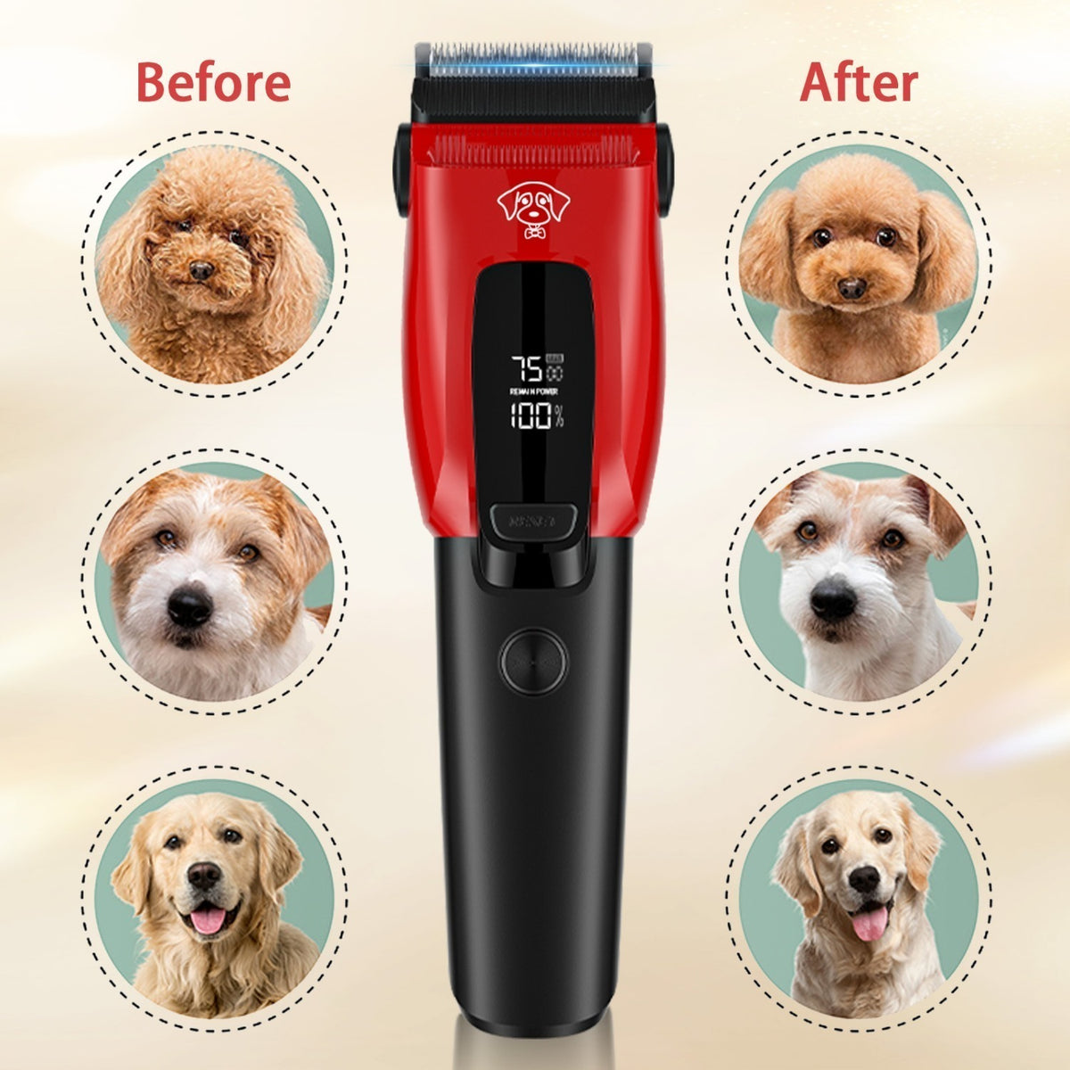 Clipper professionnel pour chiens et chats
