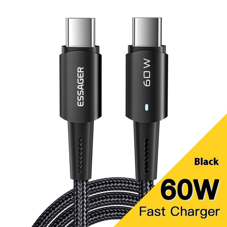 Câble de données à charge rapide PD100W pour téléphone portable Typec Chargement rapide