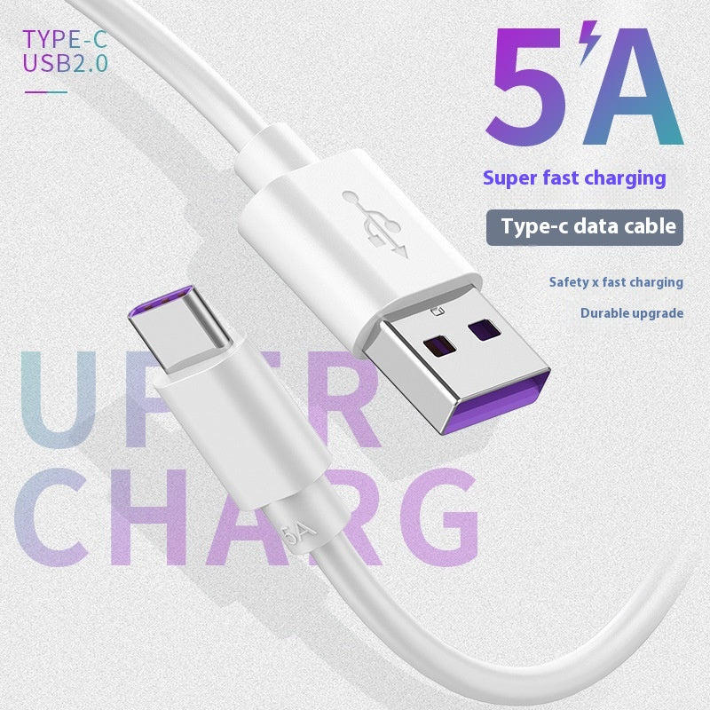 Câble de données en caoutchouc Android Super Fast Charge