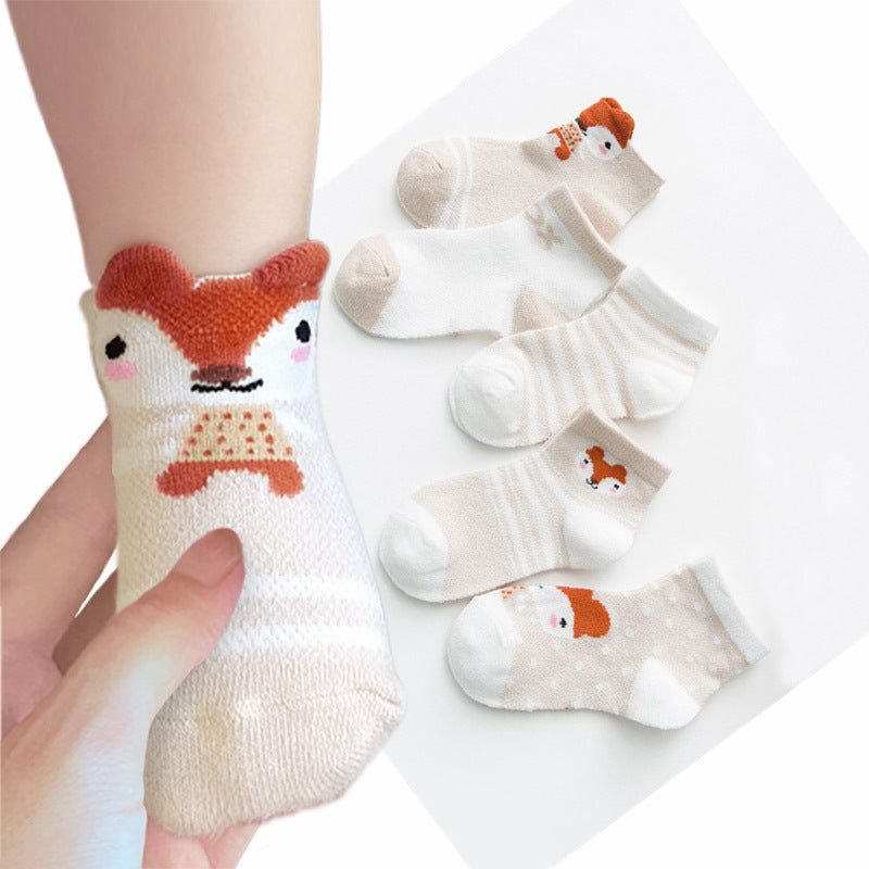 Chaussettes en coton pour garçons et filles