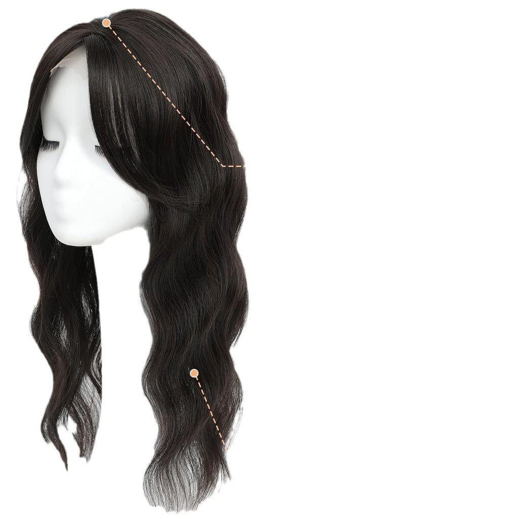 European and American style hand-woven lace hair extension piece