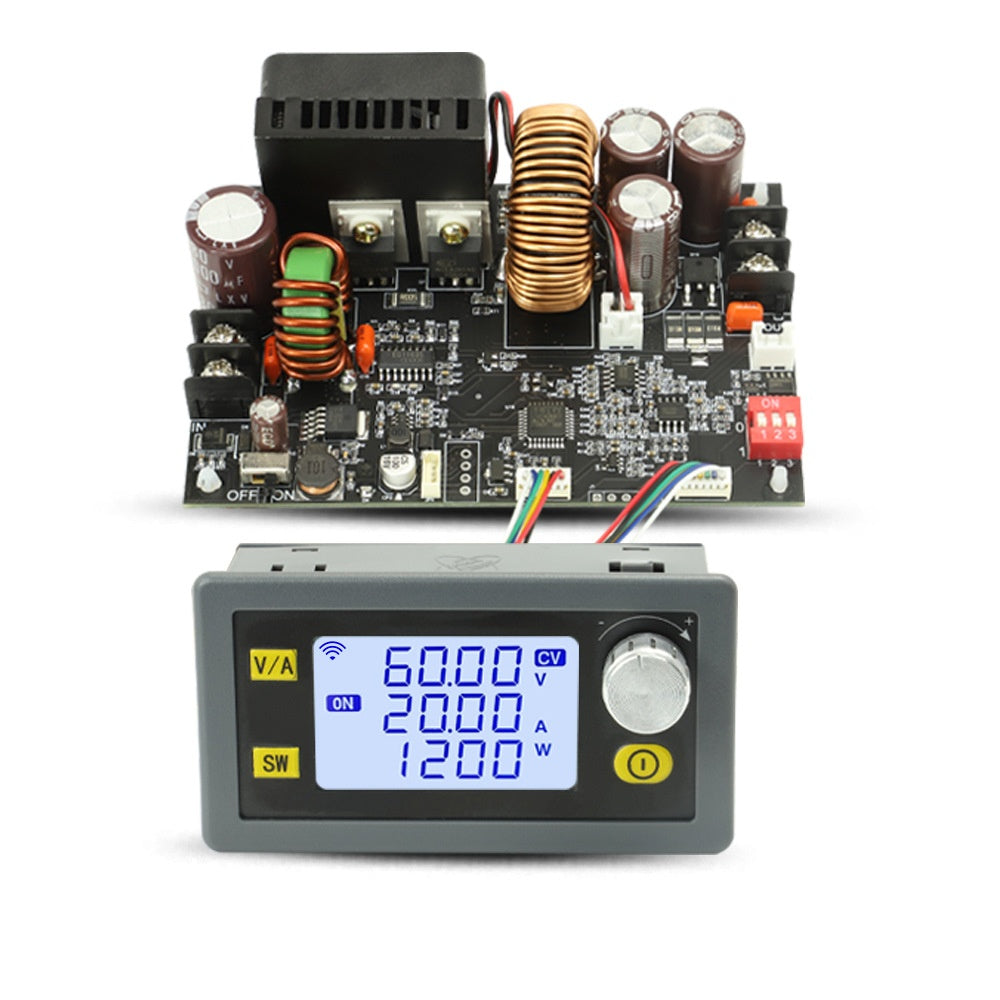 Haute puissance réglable Step-down DC 60V20A WIFI Remote App Communication Interrupting Power Su