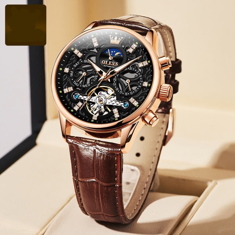 Montre Quartz de mode créative pour hommes