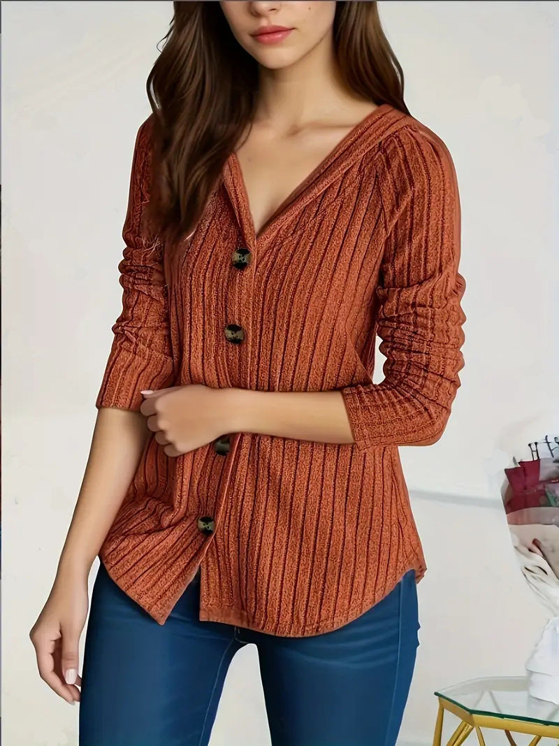 Manteau en laine à manches longues pour femmes