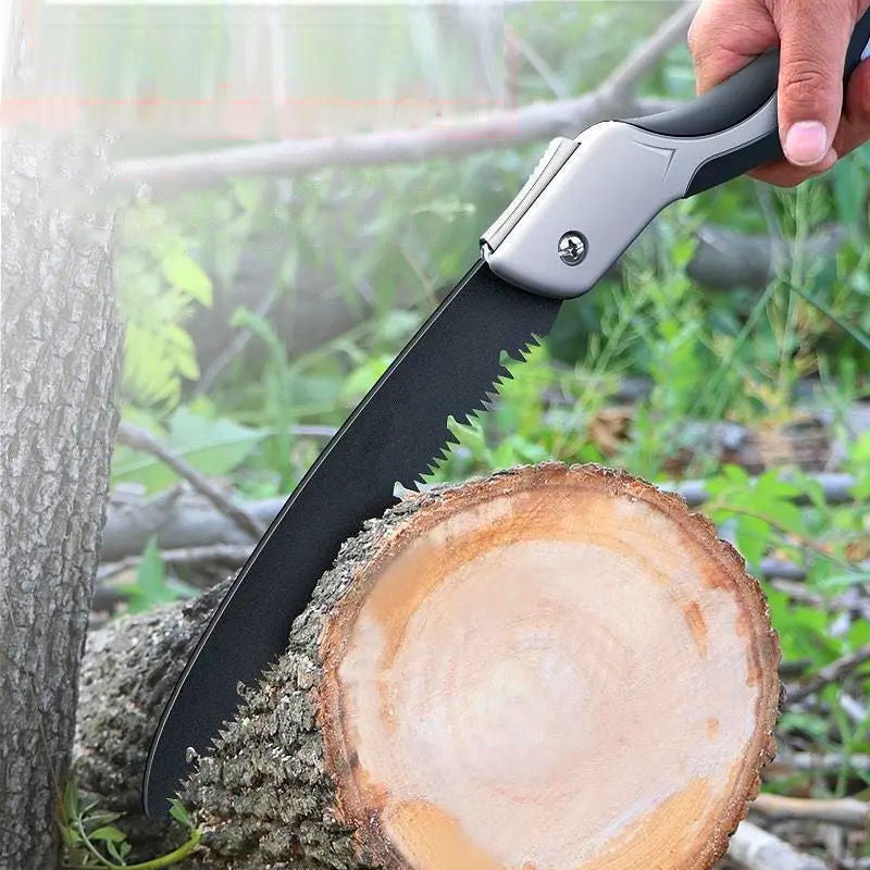 Scie pliante, scie à main, coupe d'arbre, scie universelle