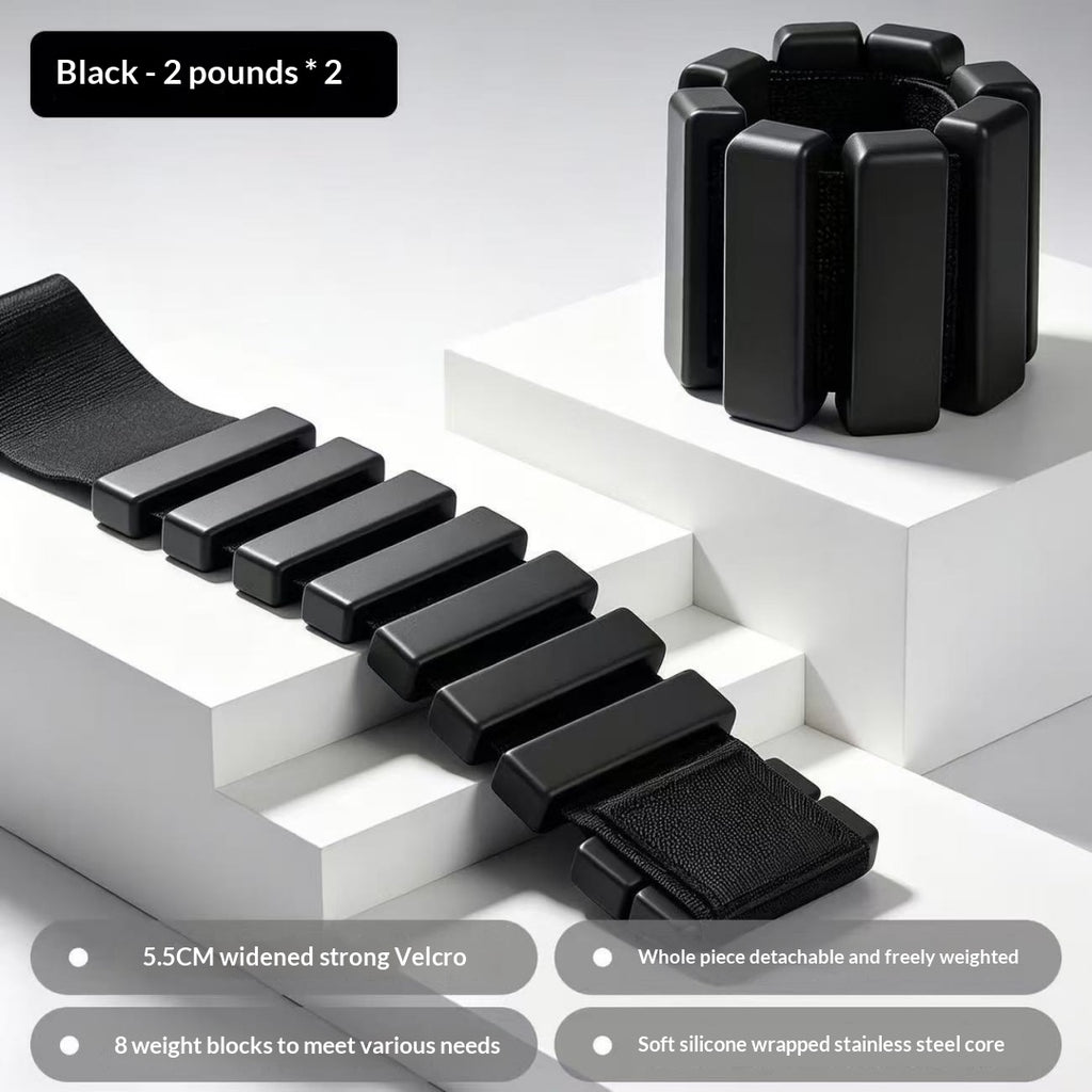 Bracelet en silicone de fitness à roulement de poids