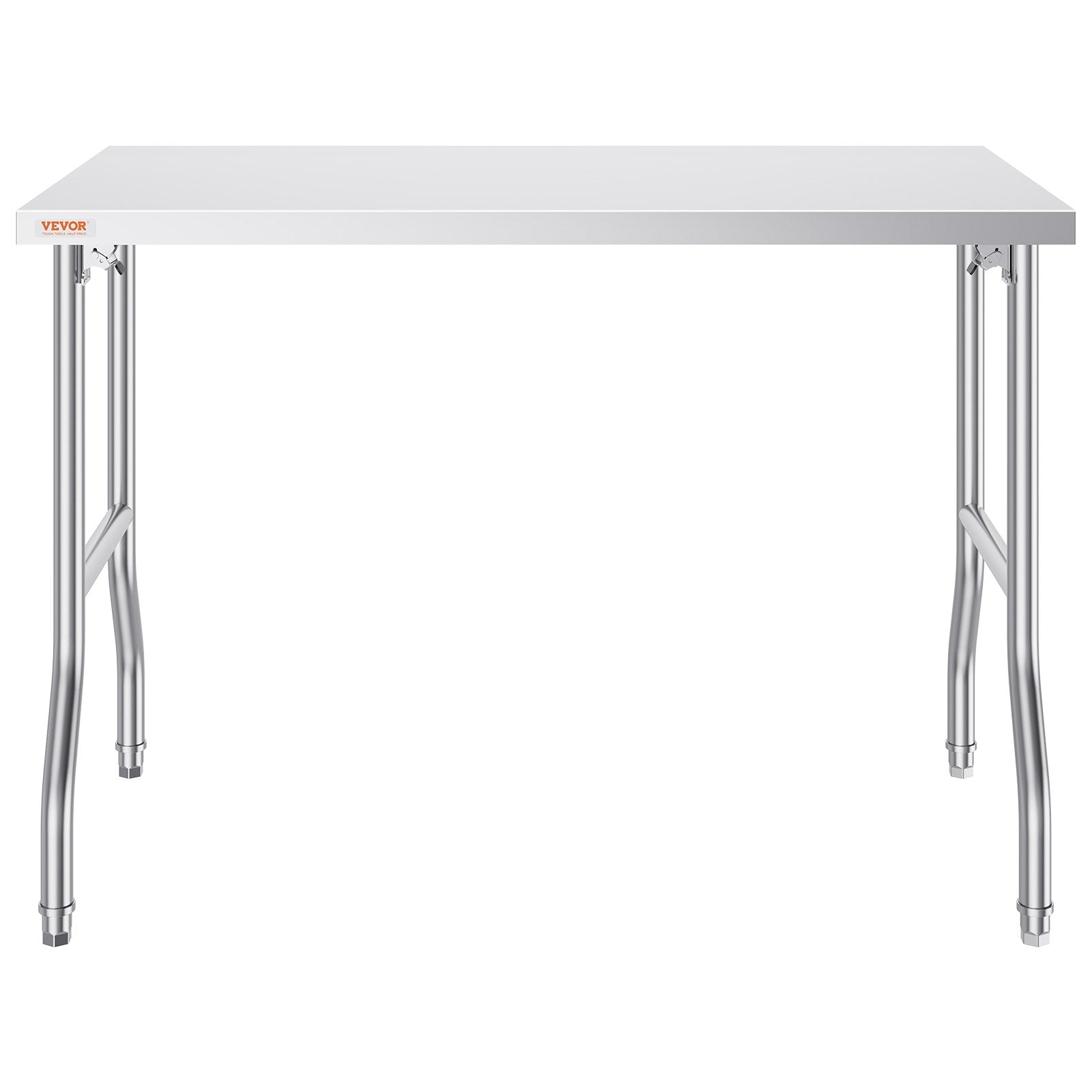 VEVOR Poste de travail commercial 48 X 24 pouces Table de préparation commerciale pliante