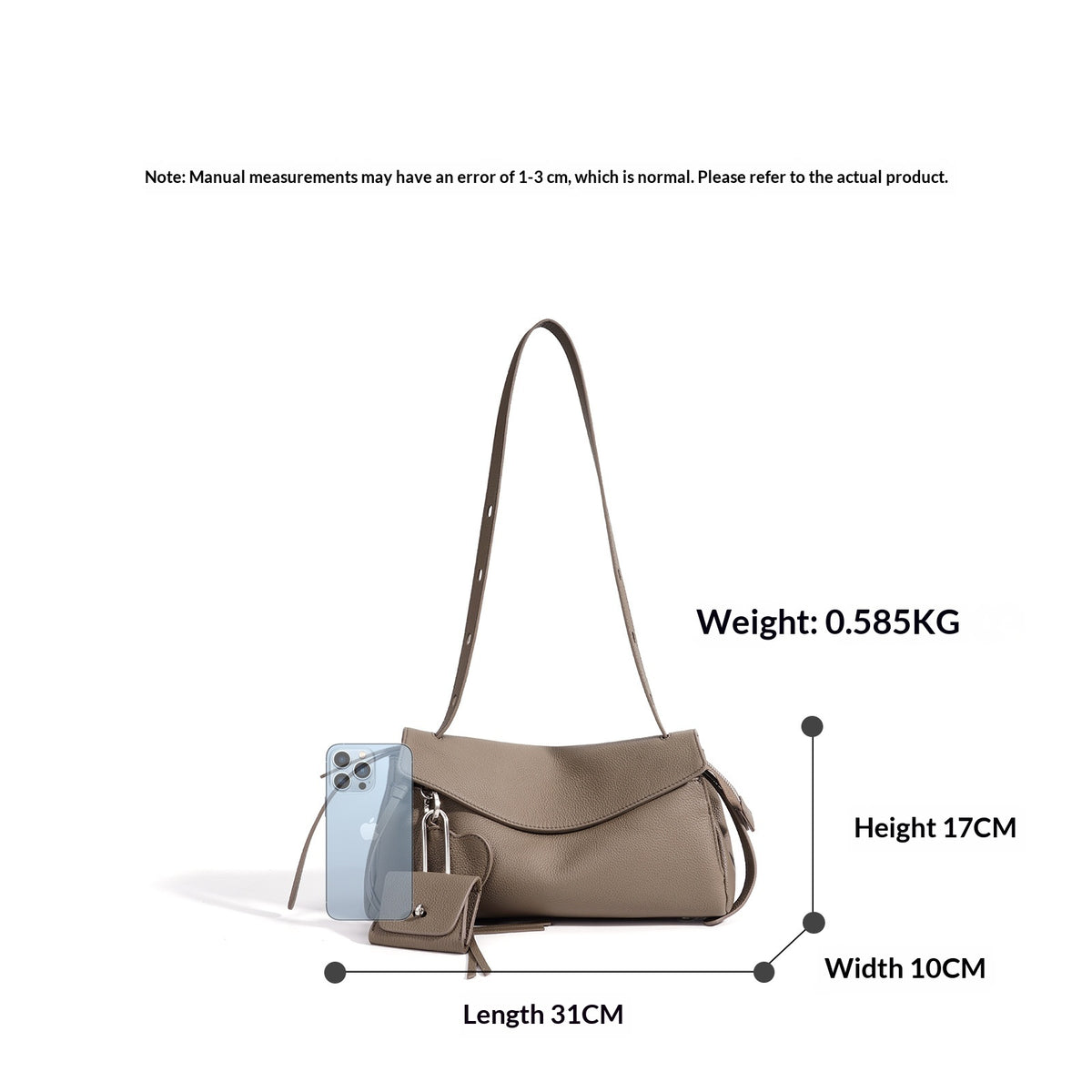 Sac Crossbody léger haut de gamme de grande capacité