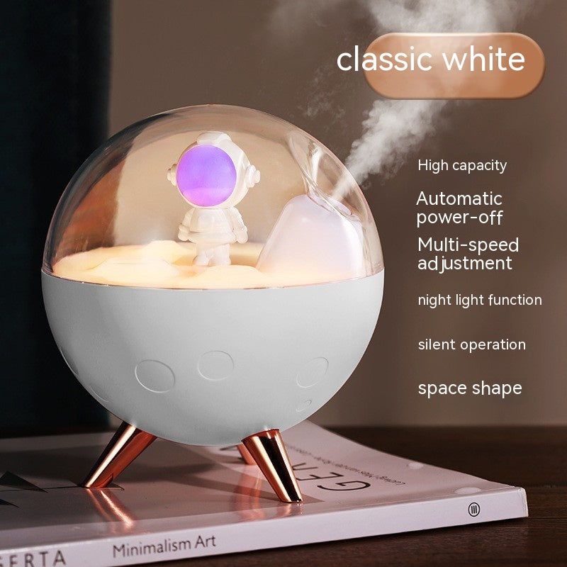Chambre à coucher hydratant Usb Bureau sans fil Petit spray Spaceman Humidificateur