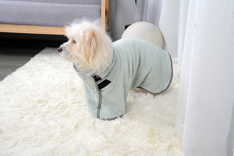 Sèche-linge rapide Serviette de bain absorbante chien peignoir Serviette de bain de chien pour chiens chats microfibre