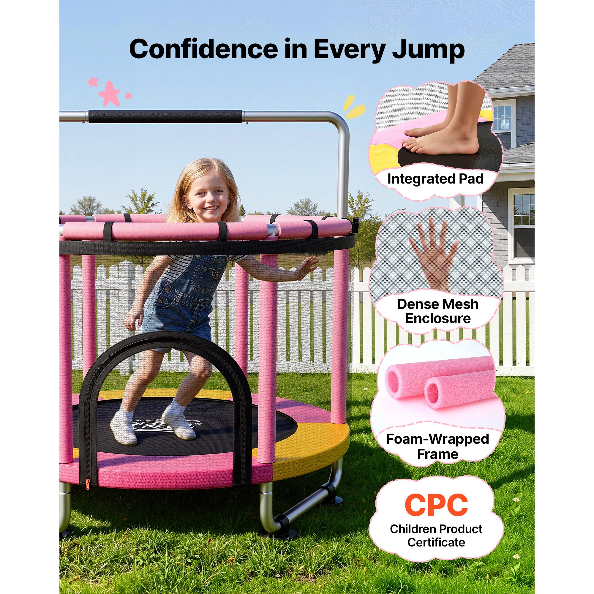 Trampoline 60" pour enfants