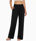 Women's casual polyester trousers