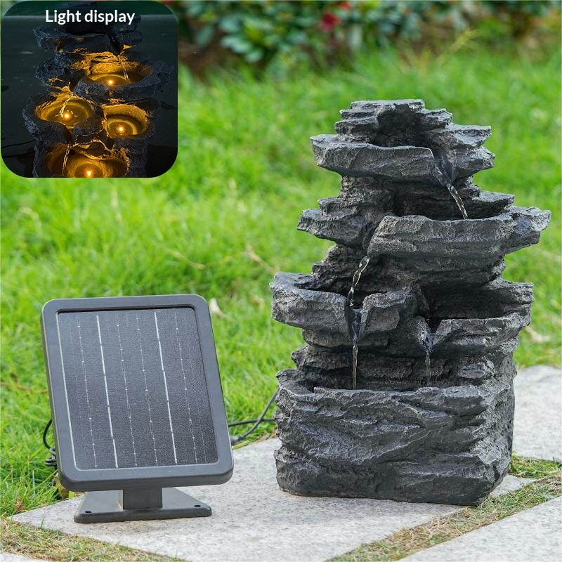 Réservoir de poisson solaire écologique Rockery