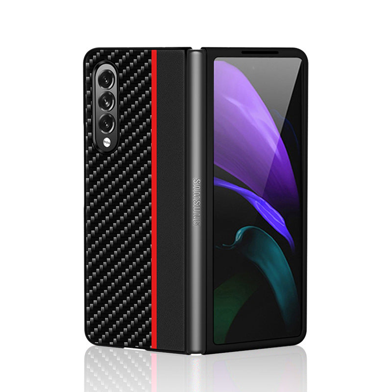 5G Écran pliant Téléphone mobile F9160 Modèle de fibre de carbone anti-dérapante