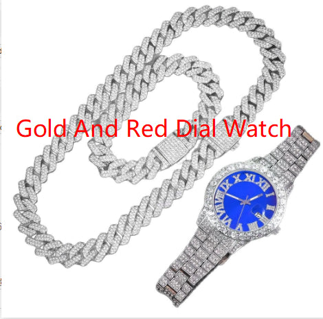 Jeu de montres Hip-Hop EuropeanAmerican 14mm Cuban-Link
