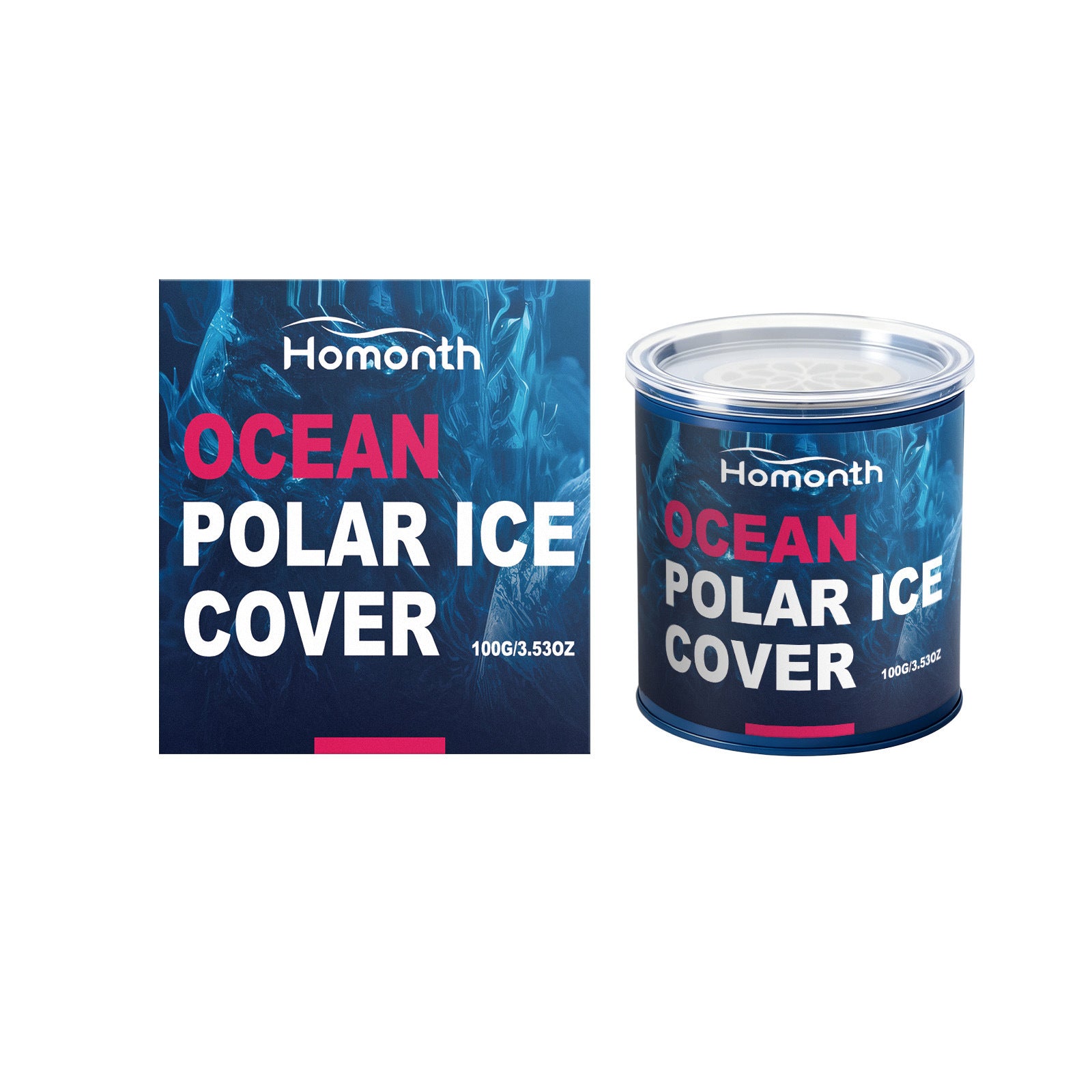 Couverture de glace polaire océanique