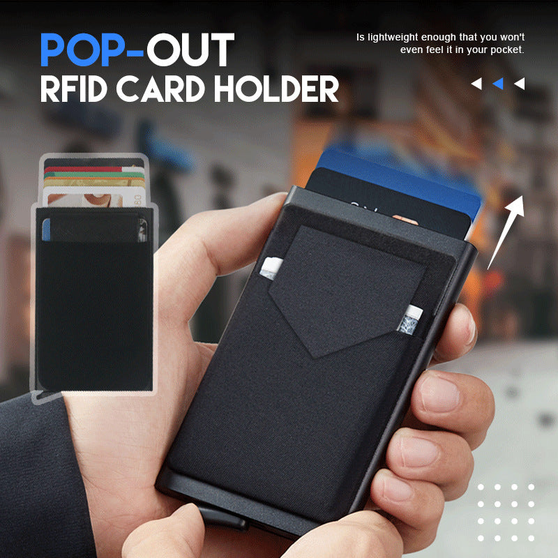 Porte carte de crédit en métal Smart Wallet