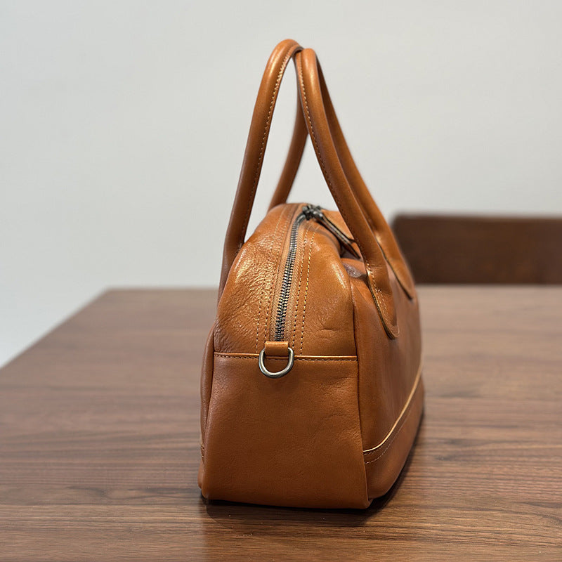 Sac casual en cuir Shell style Crossbody