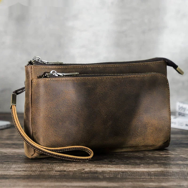 Sac de rangement multifonctions à fermeture zippée à grande capacité