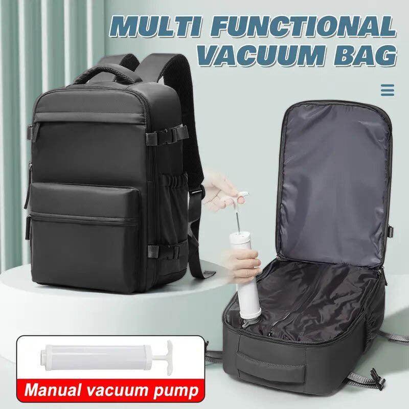 Compression sous vide minimaliste femelle Sac à dos de grande capacité