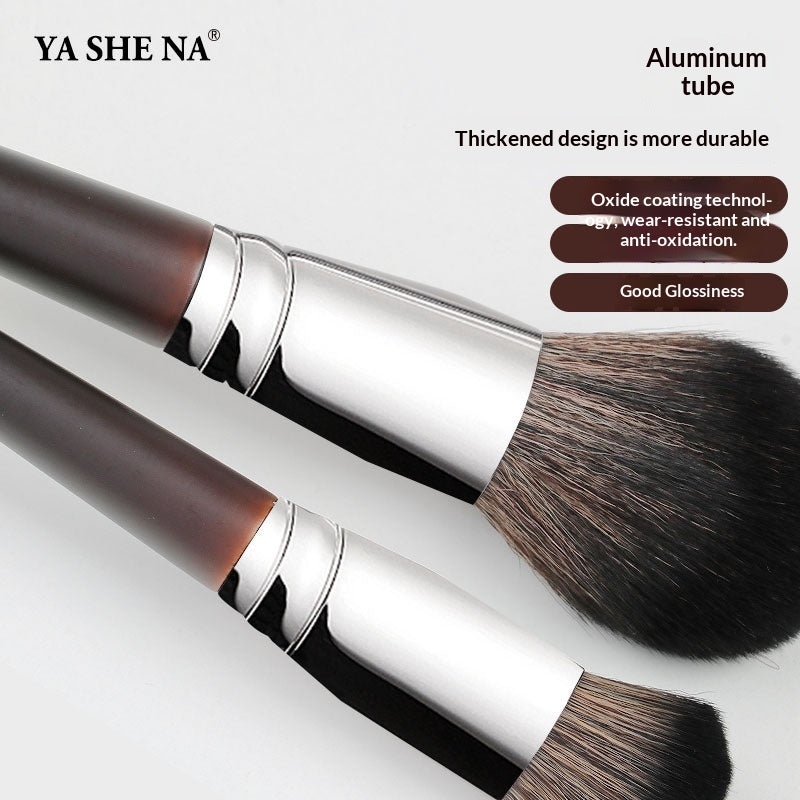 Ensemble de brosses de maquillage en poudre à l'ombre et à l'enrouleur pour animaux haut de gamme