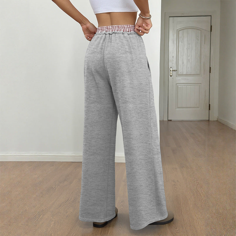 Pantalons à jambes droites Pantalons occasionnels pour femmes