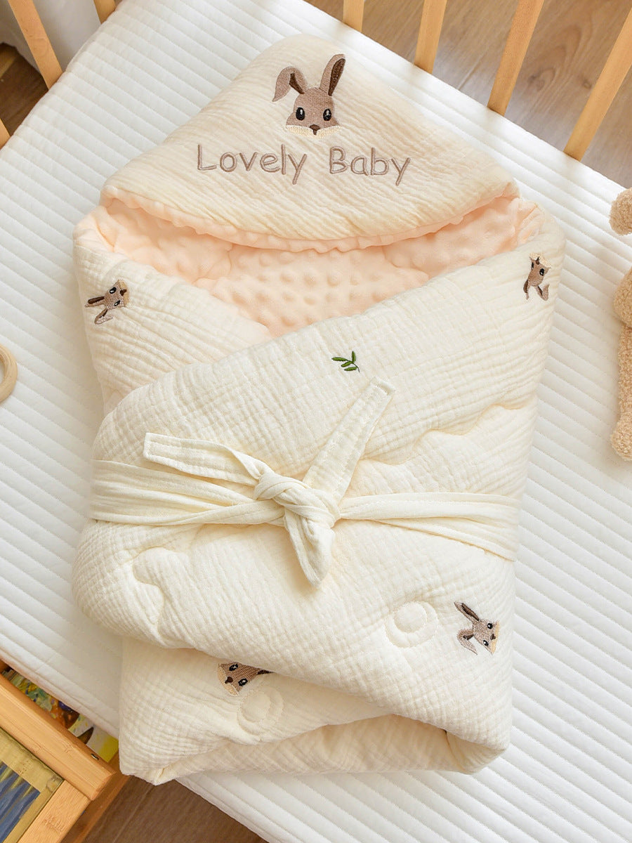 Couverture de swaddle épaisse pour les bébés pour prévenir le réflexe de démarrage