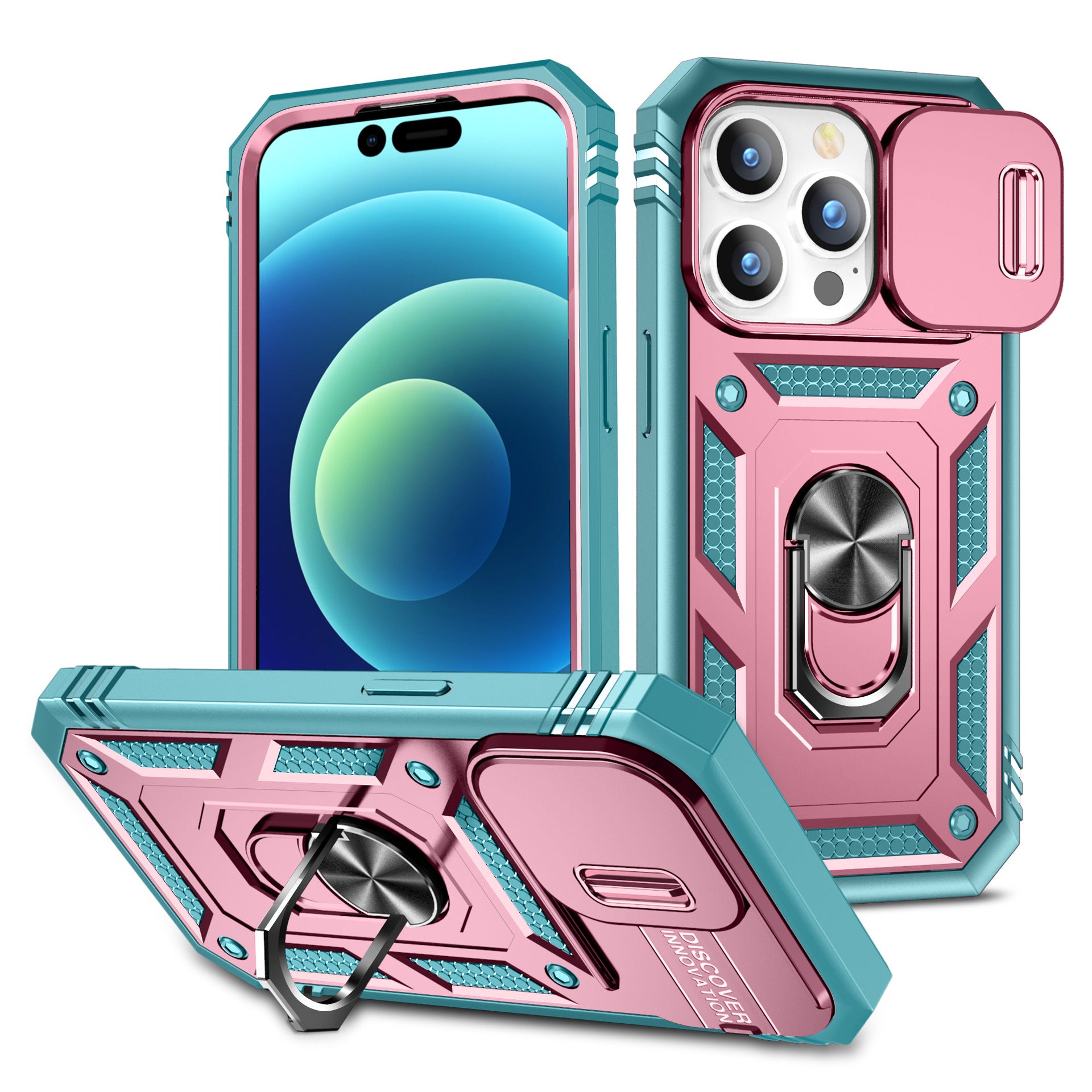 Convient pour le 17 Pro cas de téléphone Max deuxième génération avec une fenêtre coulissante