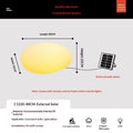Lampe de paysage tête de lampe décorative décoration solaire