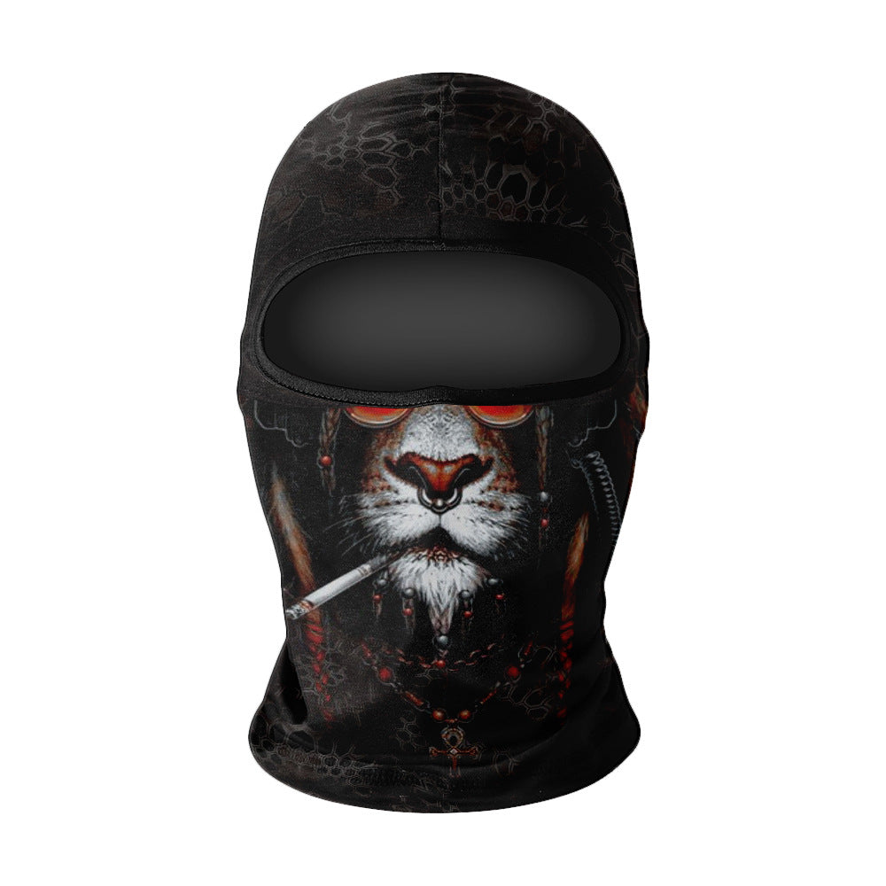 Summer Breathable Full Face Outdoor Protection solaire Séchage rapide Ice Silk Headgear