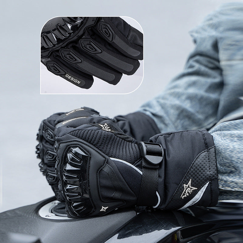 Gants d'écran tactile d'hiver pour motos