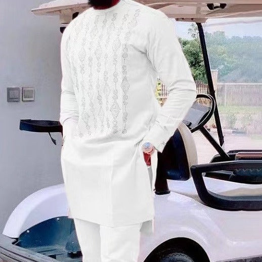 Suit African Ethnic Print Hommes occasionnels