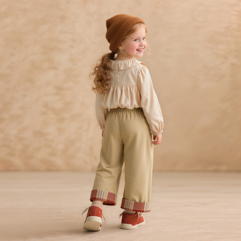 Confortable Loose-fitting Straight-leg Pantalons polyvalents de style coréen