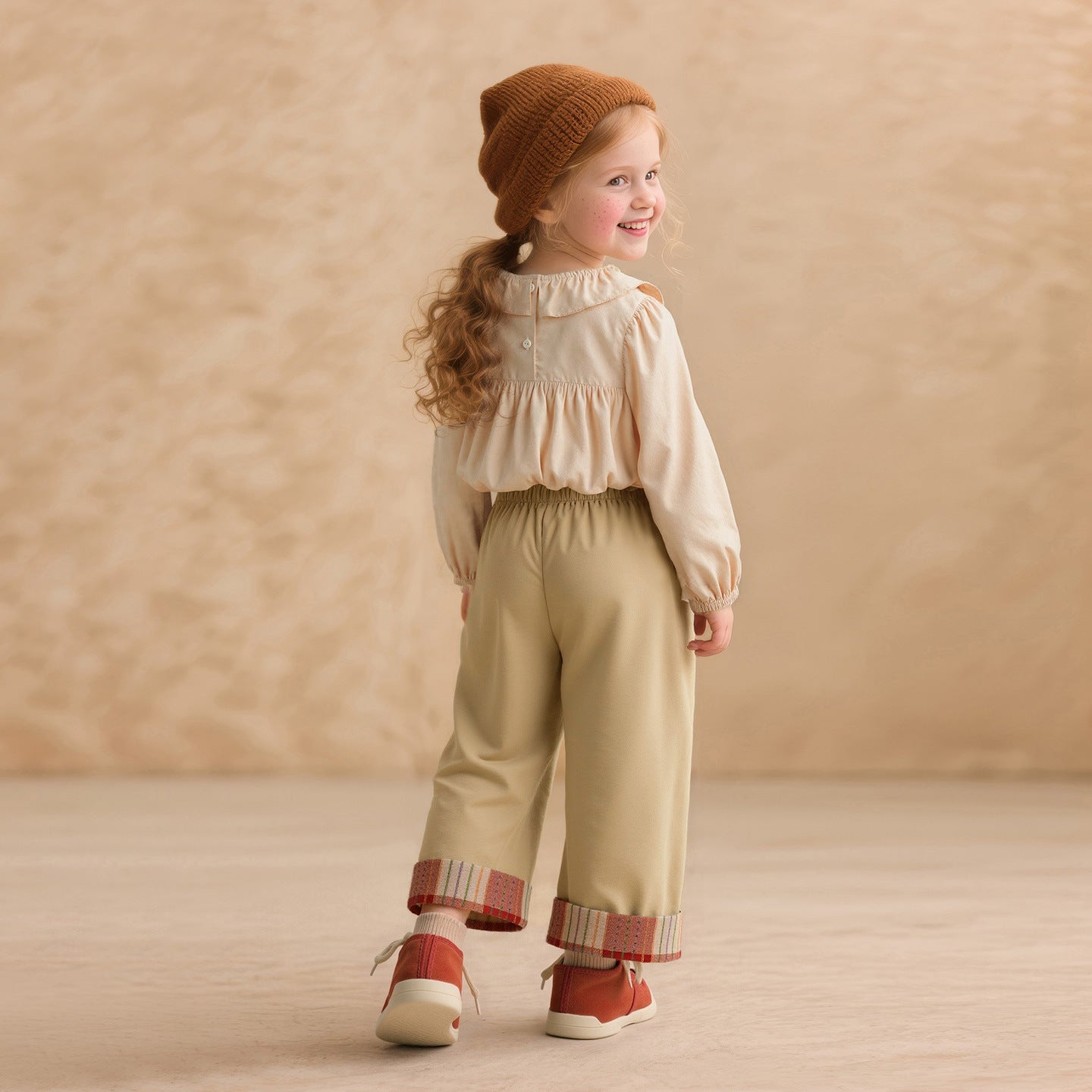 Confortable Loose-fitting Straight-leg Pantalons polyvalents de style coréen