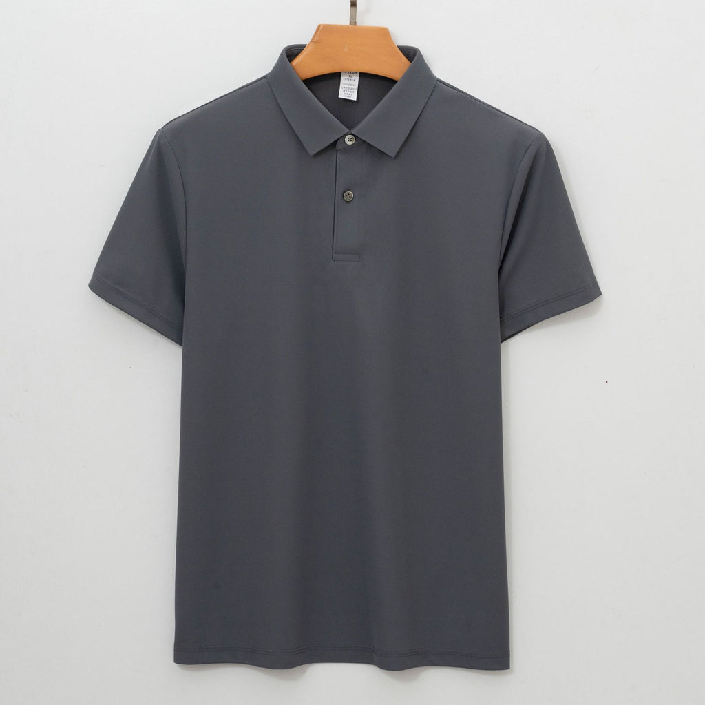 Moisture-Wicking Summer Lapel Polo Shirt