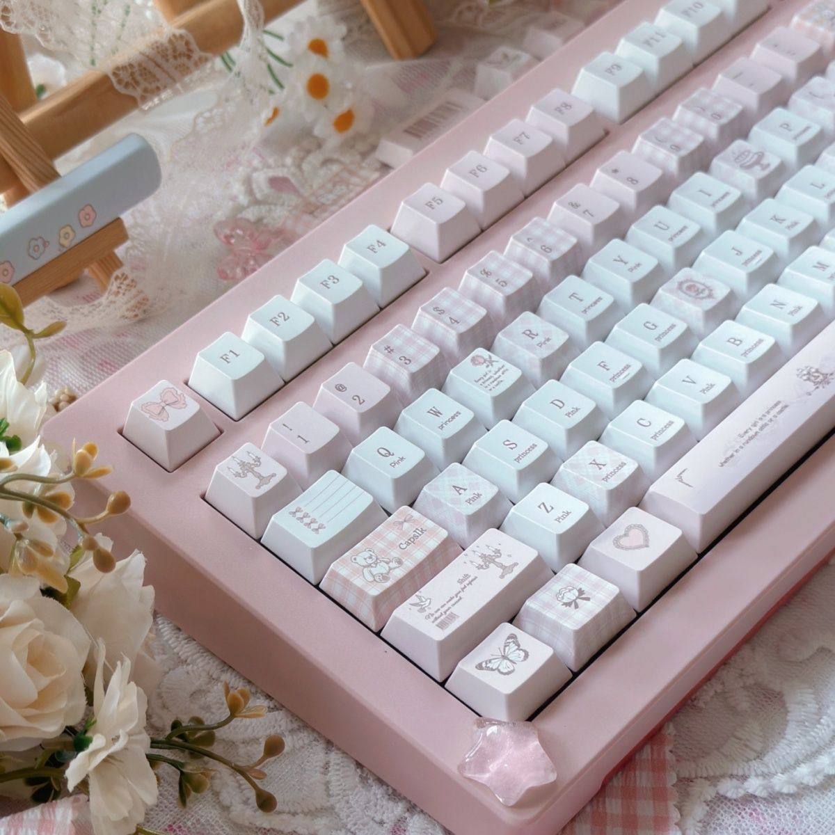 OEM personnalisé Peripheral Keycaps for Love-themed Devices Sublimation 5 faces PBT Materi