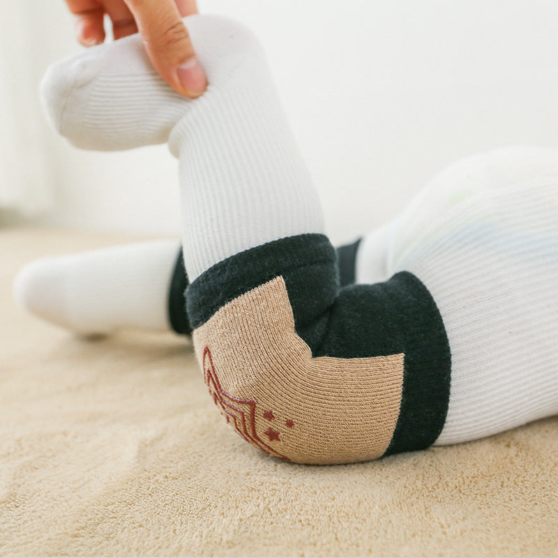 Printemps et été bébé à chevaucher la protection d'automne apprendre à marcher Bump Proof Crawling Knee Cov