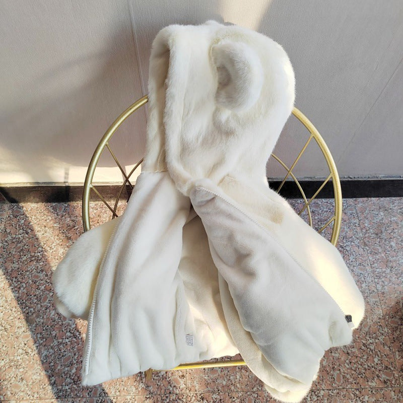 Automne et hiver Épaisseur de fourrure d'enfant Mink Fur
