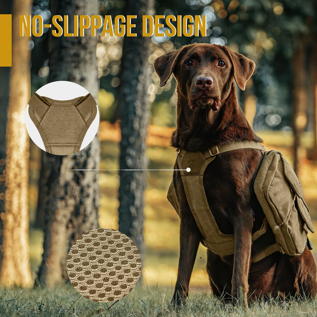 Sac à dos de randonnée adapté pour les chiens moyens à grands comme un porte-animaux de plein air