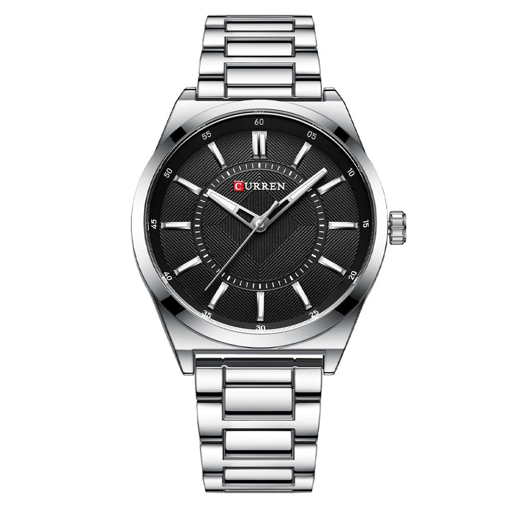 Men's Simple Business Waterproof Bar-Clasp Watch