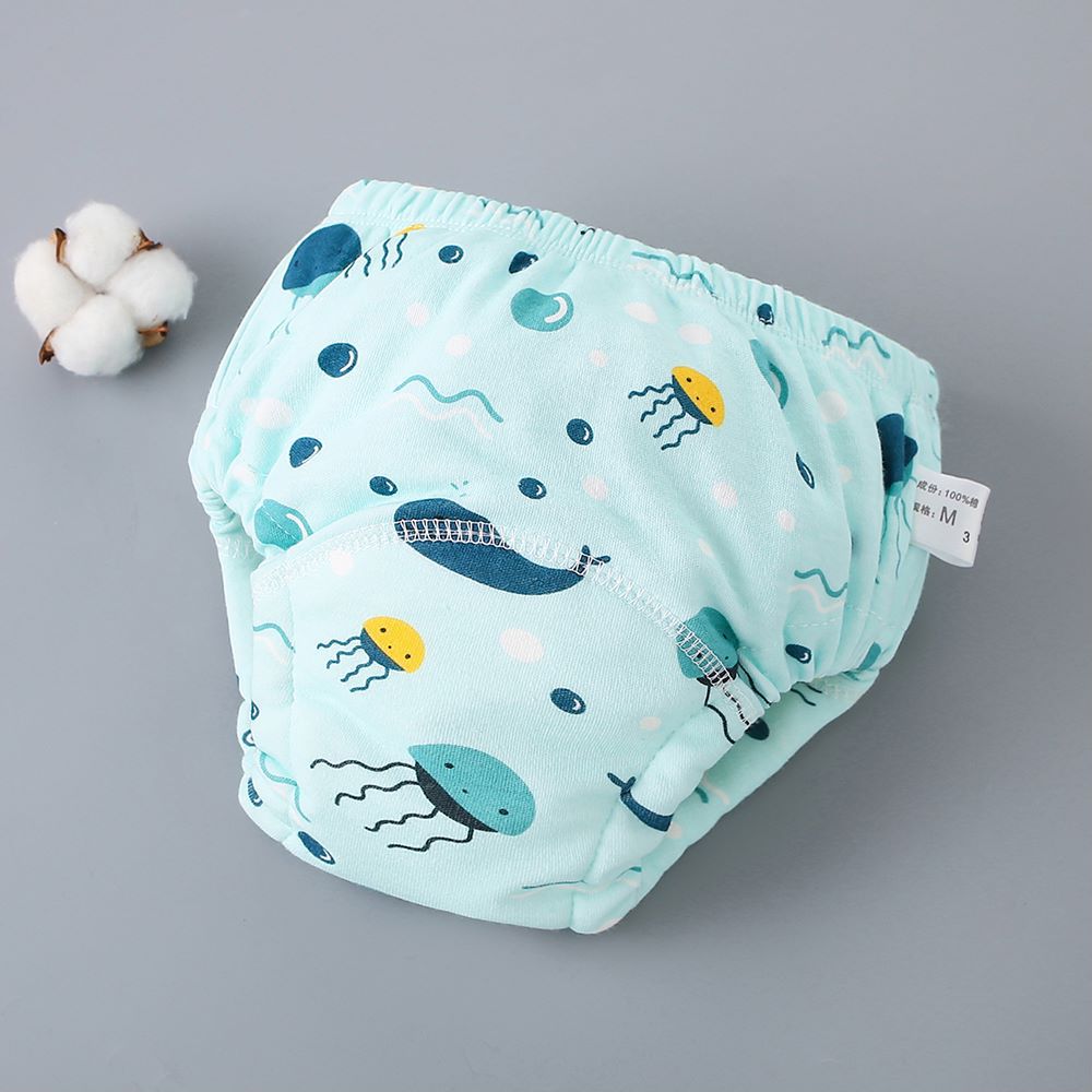 Pantalon d'entraînement pour bébé Pure coton respirant 6 couches Lavable Couche pour bébé