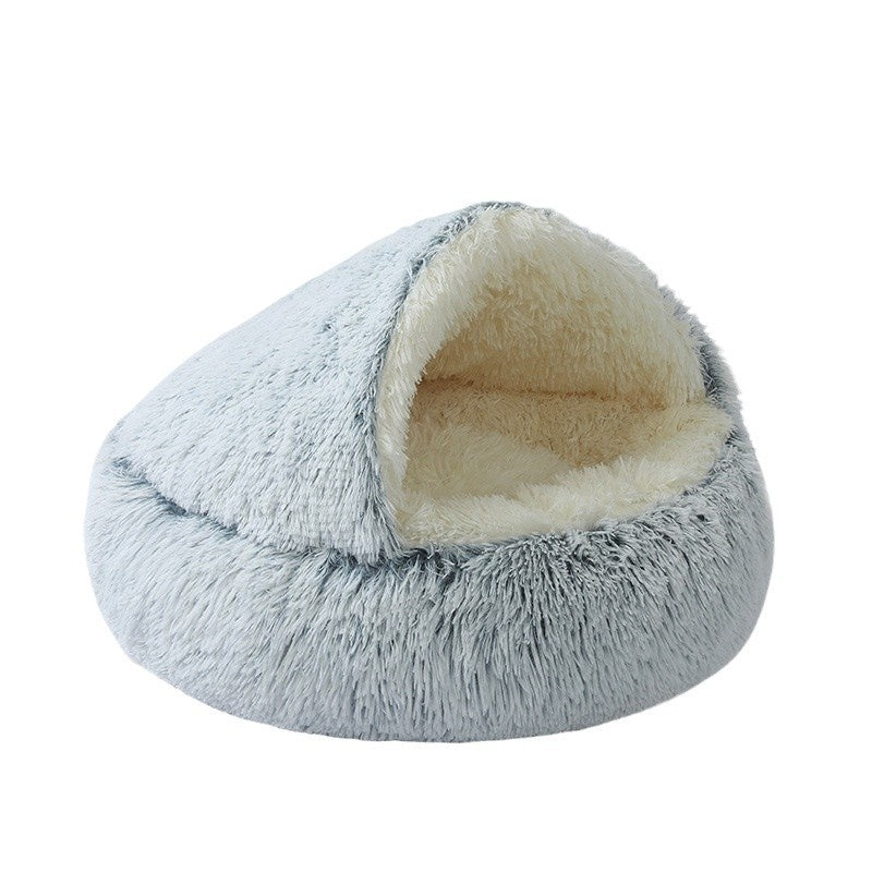 Lit de chat semi-fermé Nest Shell