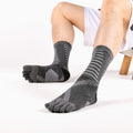 Marathon de plein air Courir les chaussons antidérapantes à cinq doigts pour hommes mi-calf