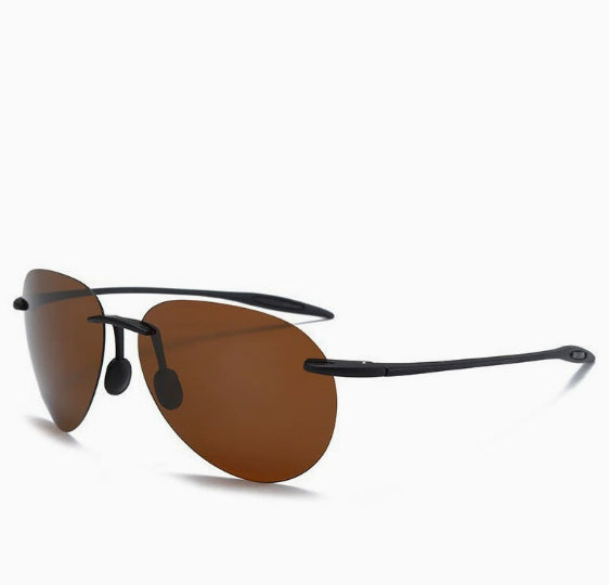 Lunettes de soleil rétro polarisé ultra-légères