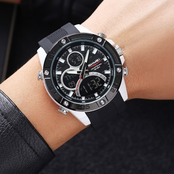 Montre numérique multifonctionnelle étanche pour hommes